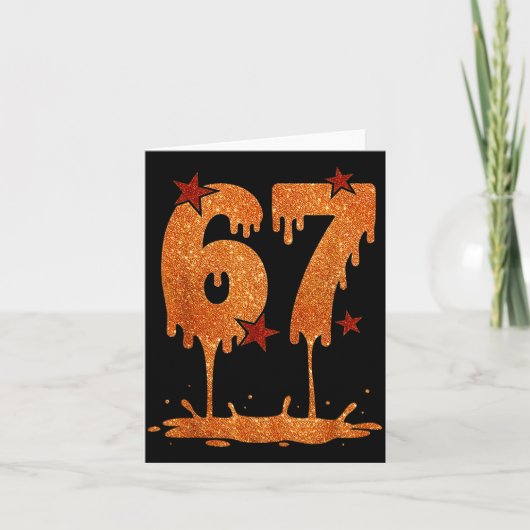 Carte Black History Month Dripng 67 Cool Meme 6 7 Funn  (Devant)