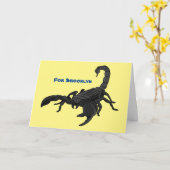 Carte Black hungry scorpion (Fleur jaune)