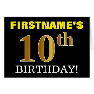 Carte Black, Imitation Gold "10e anniversaire"