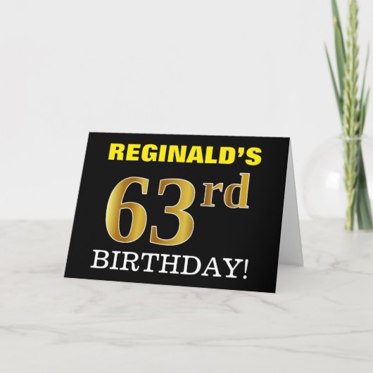 Carte Black, Imitation Gold "63e anniversaire" (Devant)