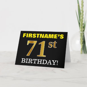 Carte Black, Imitation Gold "71e anniversaire"
