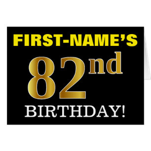 Carte Black, Imitation Gold "82e anniversaire"