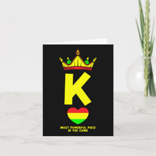 Carte Black King La Pièce La Plus Puissante Dans Le Jeu