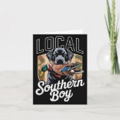 Carte Black Lab Dog Local Southern Boy Camo Duck Hunting (Devant)