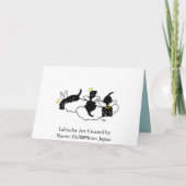 Carte Black Labrador Angels Floral (Dos)