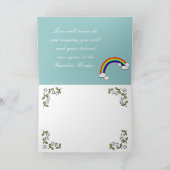 Carte Black Labrador Angels Floral (Intérieur)