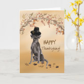 Carte Black Labrador Funny Pilgrim Casquette Thanksgivin (Fleur jaune)