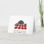 Carte Black Labrador vous regarder Cuisine (Dos)