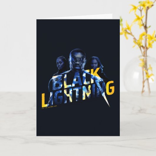Carte Black Lightning Heroes (Fleur jaune)