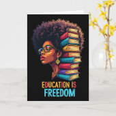 Carte Black Lives Problem Blm Human Rights Black History (Fleur jaune)