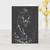 Carte Black Panther — par BurnsInHell (Fleur jaune)