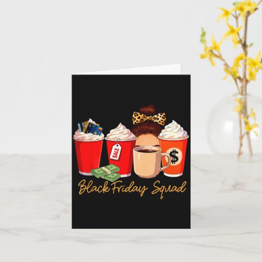 Carte Black Shopng Friday Squad Coffee C Coffee Lover (Fleur jaune)
