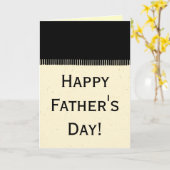 Carte ~ Black Stripes (Fleur jaune)