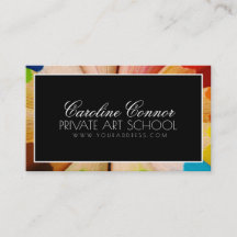 Carte Black & White Bold de l'école d'art privé