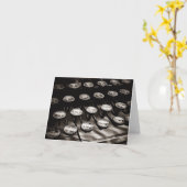 Carte Black White Old Antique (Fleur jaune)