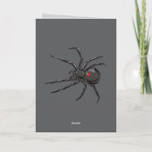 Carte Black Widow Spider Dessin original (Dos)