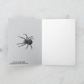 Carte Black Widow Spider Dessin original (Intérieur)