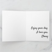 Carte Black woman birthday card (Intérieur)