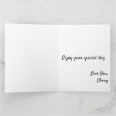 Carte Black woman birthday card (Intérieur)