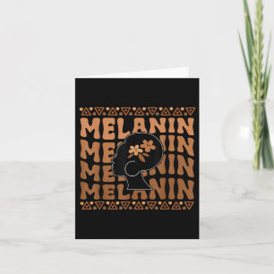 Carte Black Women Afro Love Melanin Africain-Américain