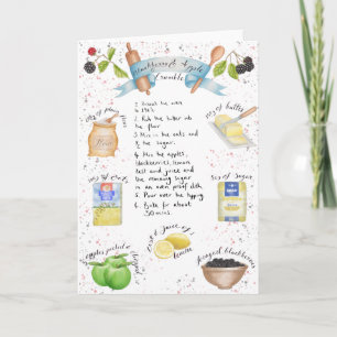 Carte Blackberry et Apple Crumble Card