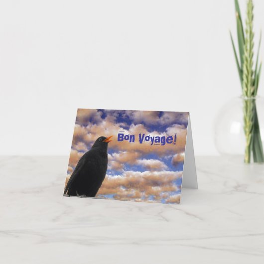 Carte Blackbird Bon Voyage (Devant)