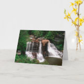 Carte Blackwater Falls, Virginie-Occidentale, pittoresqu (Fleur jaune)