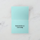 Carte blague de biscuit papa (Intérieur)