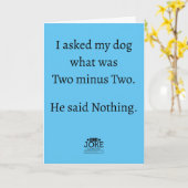 Carte Blague de papa drôle et cool (Fleur jaune)