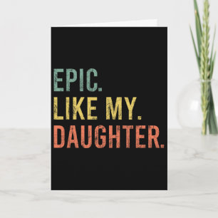 Carte Blague de papa drôle Rétro Fête des pères Épique C
