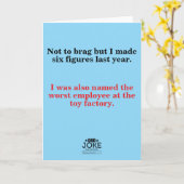 Carte Blague de Papa Ringarde Conçue (Fleur jaune)