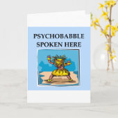 Carte blague de psychologie (Fleur jaune)