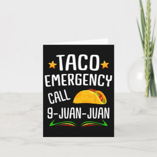 Carte Blague de Taco Fiesta Mexicaine Cinco De Mayo Homm