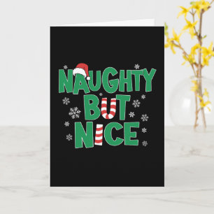 Carte Blague drôle humour de Noël vilain mais gentil