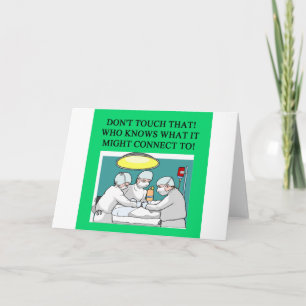 Carte blague médecin médecin chirurgien