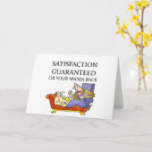 Carte blague PSYCHOLOGIQUE (Fleur jaune)