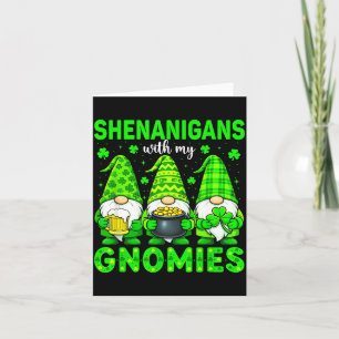 Carte Blagues avec des gnomes jour de la saint patrick g