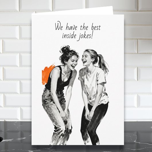 Carte Blagues internes de meilleur ami Humour 