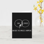 Carte Blagues où la magie se produit  (Fleur jaune)