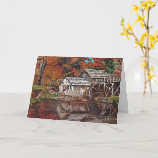 Carte Blanc de moulin de Mabry (Fleur jaune)