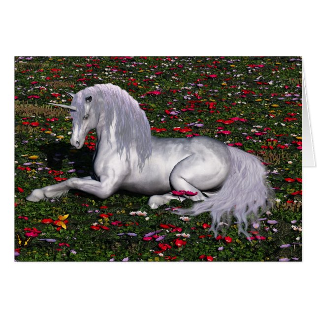 CARTE BLANC ENCHANTÉE (Devant horizontal)