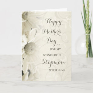 Carte Blanc Floral StepMom Happy Mother's Day Card