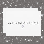 Carte Blanc Personnalisé Élégant Toutes Les Occasions Fé