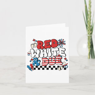 Carte Blanc Rouge Et 4 juillet Grossesse Dû Ba
