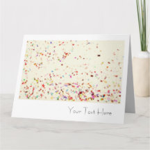 Blanc surdimensionné d'art de confettis toute la