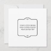 Carte BLANC Votre Design Ici - (Devant)