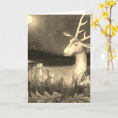 Carte blanche (Fleur jaune)