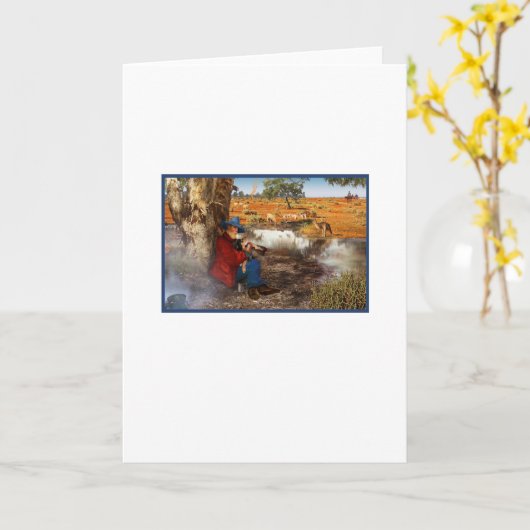 Carte blanche (Fleur jaune)