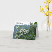 Carte blanche (Fleur jaune)