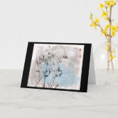 Carte blanche (Fleur jaune)